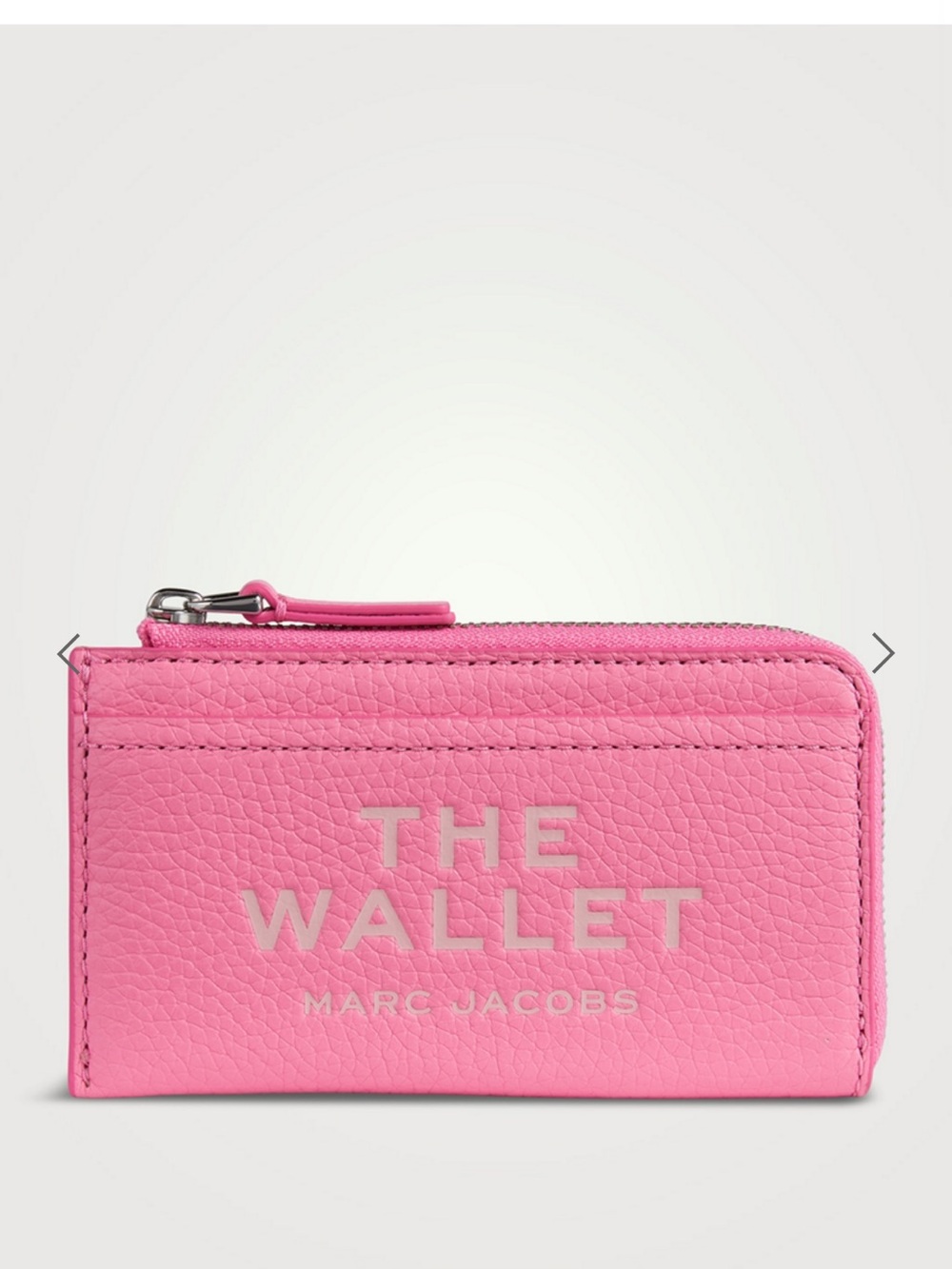 Marc Jacob pink leather wallet / card case